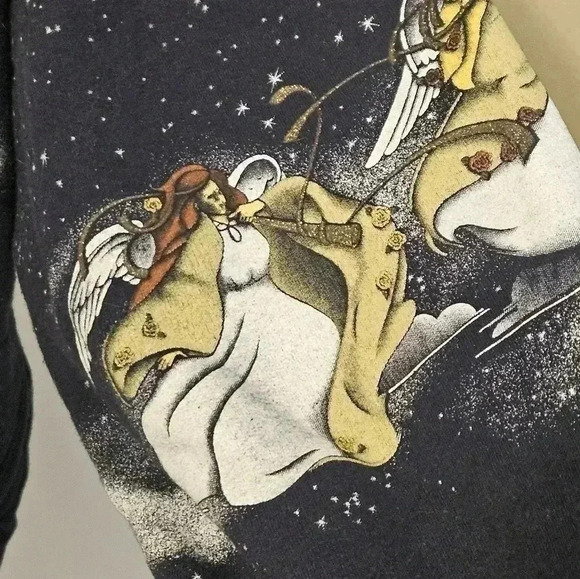 Vintage Art Unlimited Sportswear Sweatshirt With Angels Size XL EUC - Picture 6 of 16